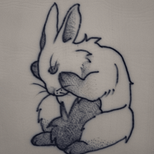 My project for course: Botanical Tattoo with Pointillism. Un progetto di Illustrazione tradizionale, Design di tatuaggi e Illustrazione botanica di hitherrain - 30.09.2022