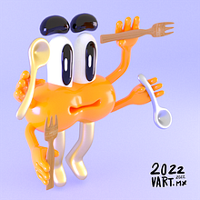  Diseño de personajes en Cinema 4D: del boceto a la impresión 3D. Traditional illustration, 3D, 3D Animation, and 3D Character Design project by Andrés Del Valle - 09.22.2022