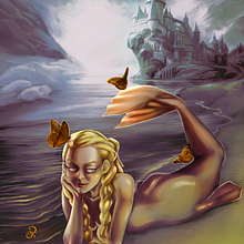 Pnny sirena. Traditional illustration project by Fidel Rodríguez Freire - 10.01.2022