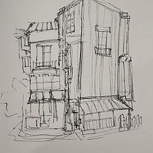 My project for course: Expressive Architectural Sketching with Colored Markers. Projekt z dziedziny Sketching,  R, sunek,  R, sunek architektoniczn, Sketchbook,  R i sunek atramentem użytkownika nabirheim68 - 01.10.2022