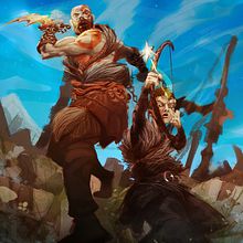 God of War. Un proyecto de Ilustración tradicional, Bellas Artes, Bocetado, Dibujo a lápiz, Dibujo, Dibujo realista y Dibujo anatómico de Felipe Peixoto - 01.10.2022