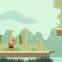 Mi proyecto del curso: Creación de escenarios pixel art para videojuegos. 2D Animation, 3D Animation, Video Games, Pixel Art, Game Design, and Game Development project by Héctor Sánchez Richart - 10.02.2022