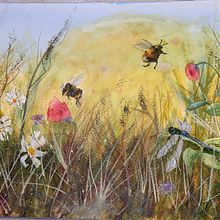 My project for course: Illustrating the Natural World with Watercolor and Charcoal. Traditional illustration, Painting, and Naturalistic Illustration project by Barb O - 10.02.2022
