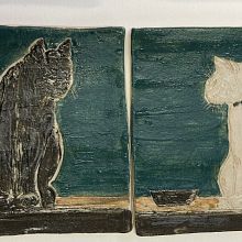 Mein Abschlussprojekt für den Kurs: Verziertechniken für Keramik: Sgraffito und Unterglasur . Ilustrasi tradisional, Seni, Kerajinan, Seni Rupa, Keramik, Dan Lukisan Dekoratif proyek oleh Stefi Schwarz - 10.02.2022