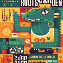 Tuatara Cuba Dupa Roots Festival 2019. Traditional illustration, and Design project by andre_caraco - 10.03.2022