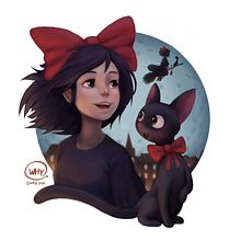Ghibli Fan Art. Un proyecto de Ilustración tradicional, Diseño, Diseño de personajes, Ilustración digital y Pintura digital de Wahyue S - 03.10.2022