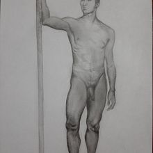 Mi proyecto del curso: Dibujo realista de la figura humana. Traditional illustration, Fine Arts, Sketching, Pencil Drawing, Drawing, Realistic Drawing, and Figure Drawing project by Vanessa Sánchez - 10.03.2022