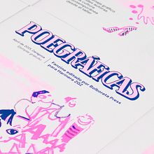 Poegráficas. Un proyecto de Diseño gráfico y Diseño editorial de Guillermo Mendoza - 24.04.2021