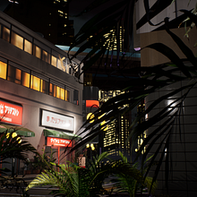 Mi proyecto del curso: Diseño de videojuegos con Unreal Engine: escenas ciberpunk. 3D, Animation, Art Direction, 3D Animation, Video Games, Game Design, and Game Development project by xkandradea - 10.03.2022