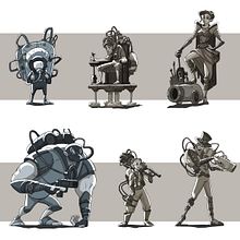 My project for course: Introduction to Design of Characters for Animation and Video Games. Un projet de Illustration traditionnelle, Animation, Conception de personnages, Jeux vidéo , et Conception de jeux vidéo de Chrysoula Varia - 26.09.2022