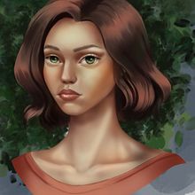 My project for course: Digital Fantasy Portraits with Photoshop. Un proyecto de Ilustración tradicional, Dibujo, Ilustración digital, Dibujo de Retrato, Dibujo digital y Pintura digital de Polina Tsymbal - 03.10.2022