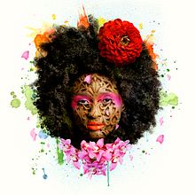 Fotomanipulación Mujer-Afro. Retoque fotográfico, Fotografia, e Fotomontagem projeto de Sergio Andres Zuleta Tovar - 01.10.2022