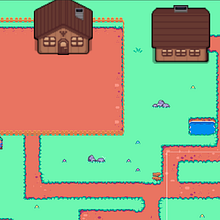 Strange Little Town. Un projet de Animation 2D, Jeux vidéo, Conception de jeux vidéo , et Développement de jeux vidéo de Marco Pritzi - 03.10.2022