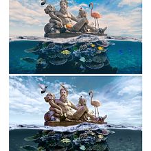 My project for course: Digital Collage in Photoshop: Composition and Visual Effects. Un progetto di Fotografia, Collage, Ritocco fotografico, Fotografia artistica, Composizione fotografica e Fotomontaggio di Marina Plotnikova - 03.10.2022