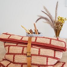 Meu projeto do curso: Design de padrões para crochê: encontre seu próprio estilo. Accessor, Design, Pattern Design, Fiber Arts, DIY, Crochet, and Textile Design project by Luiza Mecabô - 10.04.2022