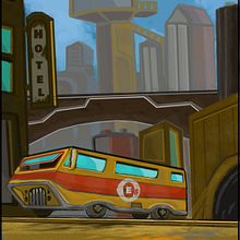 Mi proyecto del curso: Creación y pintura de escenarios fantásticos en Photoshop . Traditional illustration, Drawing, Digital Illustration, Concept Art, and Digital Painting project by Julio Chaves - 12.10.2022