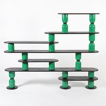 Plot composable shelves. Design, Furniture Design, Making, Arts, and Crafts project by studio_brichet_ziegler - 10.04.2022