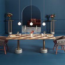 Vichy tables. Design, Furniture Design, and Making project by studio_brichet_ziegler - 10.04.2022