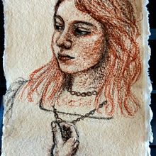 Il mio progetto del corso: Ritratto classico: il metodo rinascimentale. Un proyecto de Bellas Artes, Bocetado, Dibujo, Dibujo de Retrato, Dibujo realista y Dibujo artístico de danicipri13 - 04.10.2022