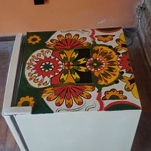 Meu projeto do curso: Pintura decorativa em móveis. Un proyecto de Bellas Artes, Diseño, creación de muebles					, Diseño de interiores, Pintura, Pattern Design, Pintura acrílica, DIY y Diseño de MONICA PAIXAO - 04.10.2022