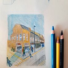 Mi proyecto del curso: Sketchbook ilustrado con lápices de colores. Un progetto di Illustrazione tradizionale, Belle arti, Bozzetti, Disegno a matita, Disegno, Disegno artistico e Sketchbook di Dafne Fernández - 30.09.2022