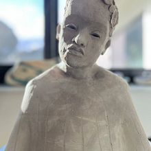 My project for course: Introduction to Clay Figurative Sculpture. Fine Arts, and Sculpture project by Adri Tanganelli W - 10.04.2022