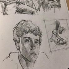 ✨Call Me By Your Name✨ sketch scenes. Traditional illustration, Character Design, Pencil Drawing, Drawing, Portrait Drawing, Realistic Drawing, and Artistic Drawing project by Anaïs Gonzalez - 10.05.2022