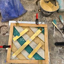 Mein Abschlussprojekt für den Kurs: Design und Herstellung von Fliesen für Anfänger. Arts, Crafts, Furniture Design, Making, Interior Design, Decoration, and DIY project by Funda - 10.05.2022