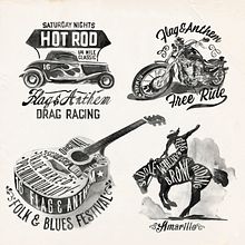 Watercolor Logos and Illustrations. Un proyecto de Diseño de Glenn Wolk - 27.09.2022