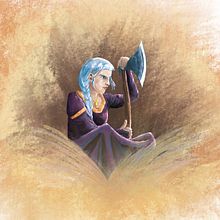 My project for course: Concept Art: Character Design & Worldbuilding: Guinnevere. Un proyecto de Ilustración tradicional, Diseño de personajes, Ilustración digital, Concept Art, Dibujo digital y Pintura digital de Kayla Thornquist - 05.10.2022