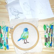  Mi Proyecto del curso: Pintar con hilo: técnicas de ilustración textil. Un proyecto de Bellas Artes, Bordado e Ilustración tradicional de angelicavale5z - 06.10.2022