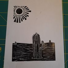 Mein Abschlussprojekt für den Kurs: Moderner Linolschnitt für originelle Drucke. Un proyecto de Ilustración tradicional, Artesanía, Bellas Artes y Estampación de katrinisdoingart - 06.10.2022