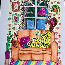 Mi proyecto del curso: Técnicas de ilustración con acuarela y gouache. Un proyecto de Ilustración tradicional, Bellas Artes, Pintura, Pintura a la acuarela, Ilustración infantil y Pintura gouache de estefaniavillegas.r - 06.10.2022