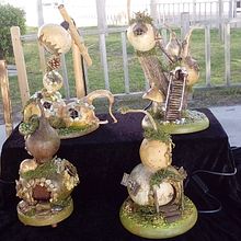 Lamparas de Casas de Duendes de las Calabazas. Een project van Craft van elbrujodan - 06.10.2022