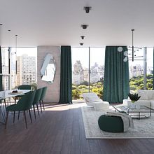 My project for course: Infoarchitecture in 3D. 3D, Architecture, Interior Architecture, Interior Design, Digital Architecture, 3D Design, Architectural Illustration, and ArchVIZ project by Ana Ivanova - 10.06.2022