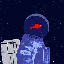 Universe. Traditional illustration project by Fabio Faberi - 10.07.2022