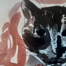my cats. Traditional illustration project by maryvonbks - 10.07.2022