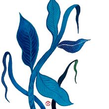 My project for course: Floral Illustration with Gouache Paint. Digital Illustration, Botanical Illustration, and Gouache Painting project by Elena Oguchi - 10.08.2022