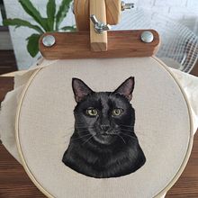 Mi proyecto del curso: Retratos bordados de mascotas: pinta con hilo. Embroider, Naturalistic Illustration, and Textile Design project by Joanna Ibarra - 10.08.2022