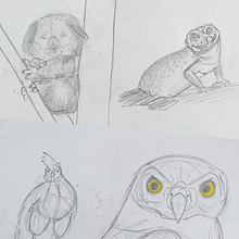 DA- Bocetos practicar animales. Drawing, Pencil Drawing, Realistic Drawing, Artistic Drawing, Colored Pencil Drawing, Figure Drawing, Traditional illustration, Botanical Illustration, and Naturalistic Illustration project by Stephanie W - 10.08.2022