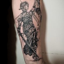 Mi proyecto del curso: Técnicas de tatuaje: sombreado con pepper shading. Traditional illustration, and Tattoo Design project by Cristian Georgeot - 10.09.2022