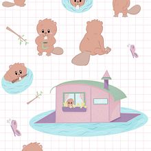 My project for course: Kawaii Illustration: Create Charming Characters. Projekt z dziedziny Trad, c, jna ilustracja, Projektowanie postaci i Manga użytkownika ruthie.bee - 07.10.2022