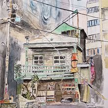 My project for course: Expressive Architectural Sketching with Colored Markers. Sketching, Drawing, Architectural Illustration, Sketchbook & Ink Illustration project by brianthornton1101 - 10.03.2022