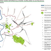 RIORGANIZZAZIONE DEGLI SPAZI VERDI INTORNO ALLE MURA AUREALIANE – Via del Mandrione. Architecture, L, scape Architecture, Traditional illustration, and Botanical Illustration project by Valentina Sorchetti - 10.09.2022