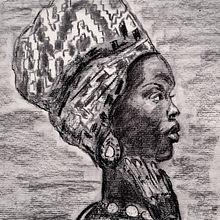 Mon projet du cours : Portrait artistique au fusain : créez des ambiances. Un progetto di Illustrazione tradizionale, Belle arti, Disegno, Disegno di ritratti, Disegno realistico e Disegno artistico di Virginie - 09.10.2022