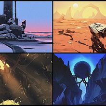 Redfrog - Droners. Een project van  Ontwerp,  Art direction y Animatie van Hugo Moreno - 10.10.2022