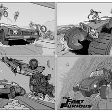 Chromosphere - Fast and Furious. Een project van  Ontwerp,  Art direction y Animatie van Hugo Moreno - 10.10.2022