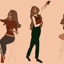 My project for course: Drawing Appealing Characters with Personality. Un proyecto de Diseño de personajes, Bocetado, Dibujo, Stor, telling, Stor, board, Dibujo artístico y Narrativa de marlie.greenhill - 10.10.2022