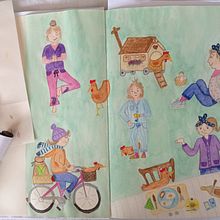 My project for course: Character Creation from Observational Drawings Ein Projekt aus dem Bereich Traditionelle Illustration, Design von Figuren, Zeichnung und Sketchbook von Christa Bintinger - 10.10.2022