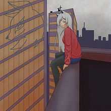 Luces en diferentes hora del dia. Ilustração tradicional, e Design de personagens projeto de Raúl De la Peña - 05.03.2022